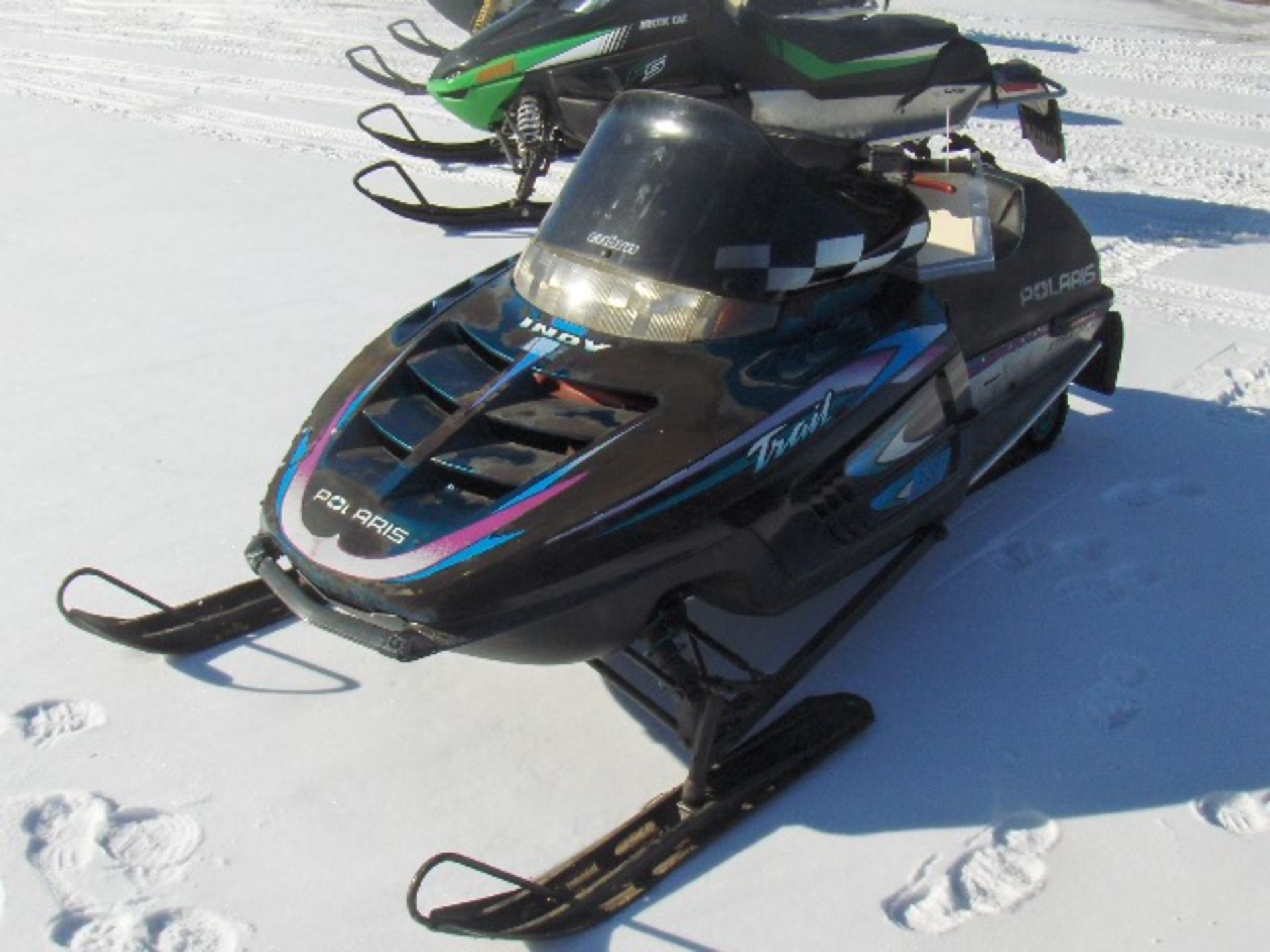 1998 POLARIS 500 INDY TRAIL  3363766 snowmobile, sold with a signed registration
