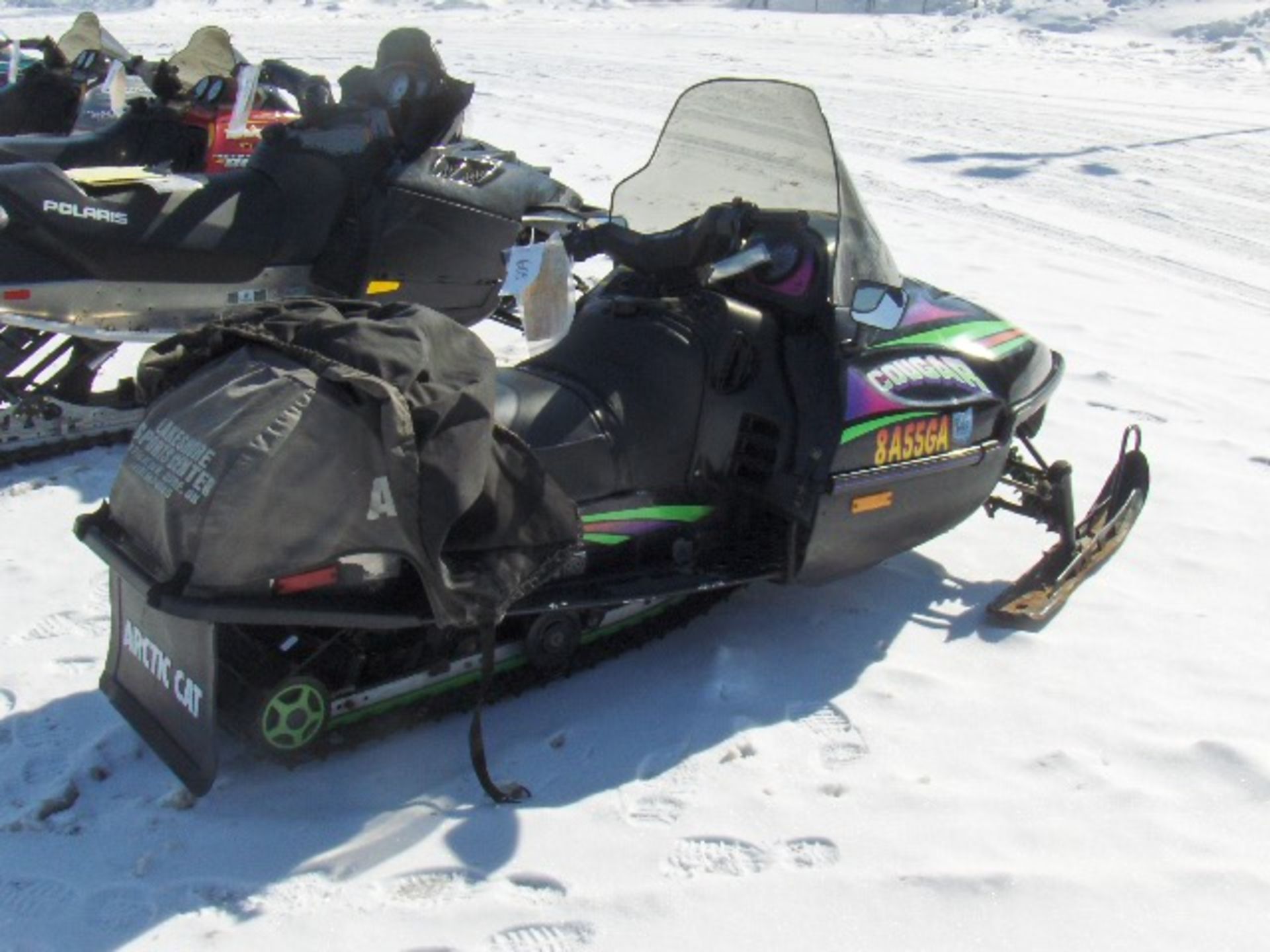 1996 ARCTIC CAT 550 COUGAR 9613242 snowmobile, motor needs work, new clutch, sold with a signed - Image 3 of 3