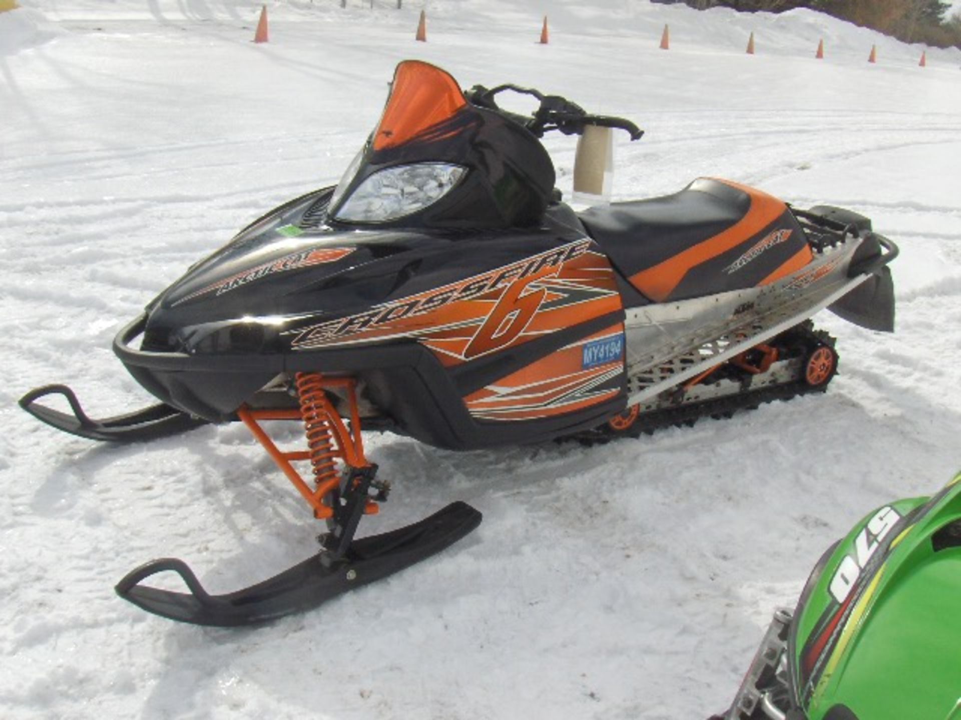 2008 ARCTIC CAT 600 CROSSFIRE 6 4UF08SNW58T114709 Snowmobile, owner started at time of check-in,