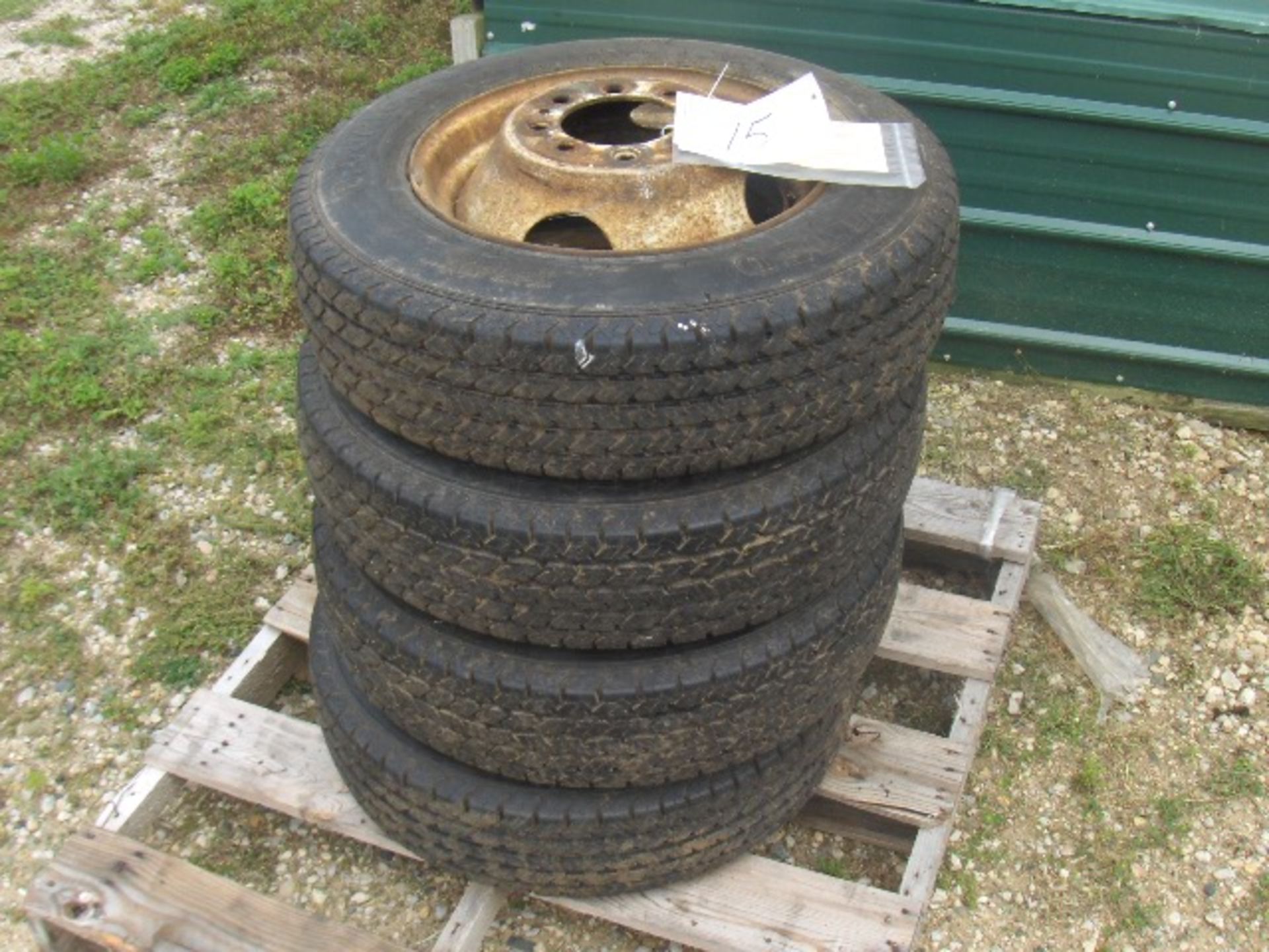 4-Wheels & Tires, 8.00R16.5LT, sold with a bill of sale only