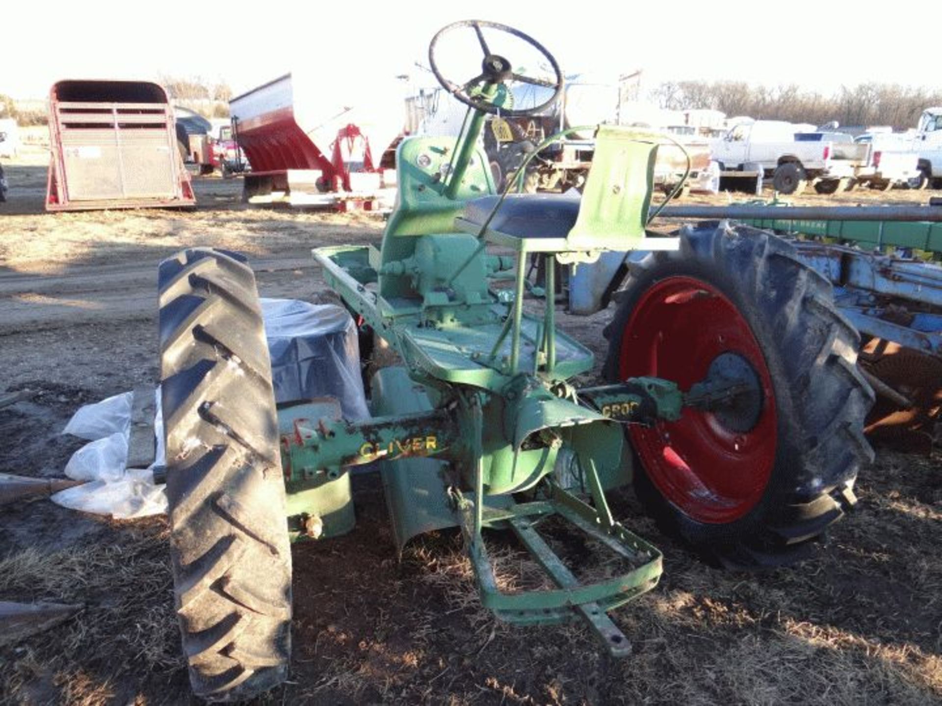 Lot # 1801 Oliver 60 Tractor Engine Has Been Torn Apart
