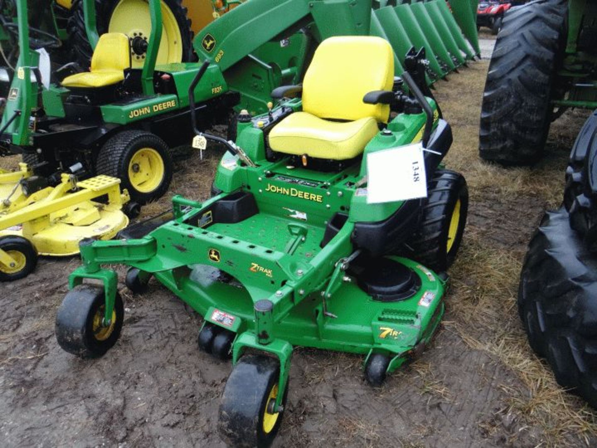 Lot # 1348 JD Z830A Riding Mower #110237, 1550 hrs - Image 2 of 3