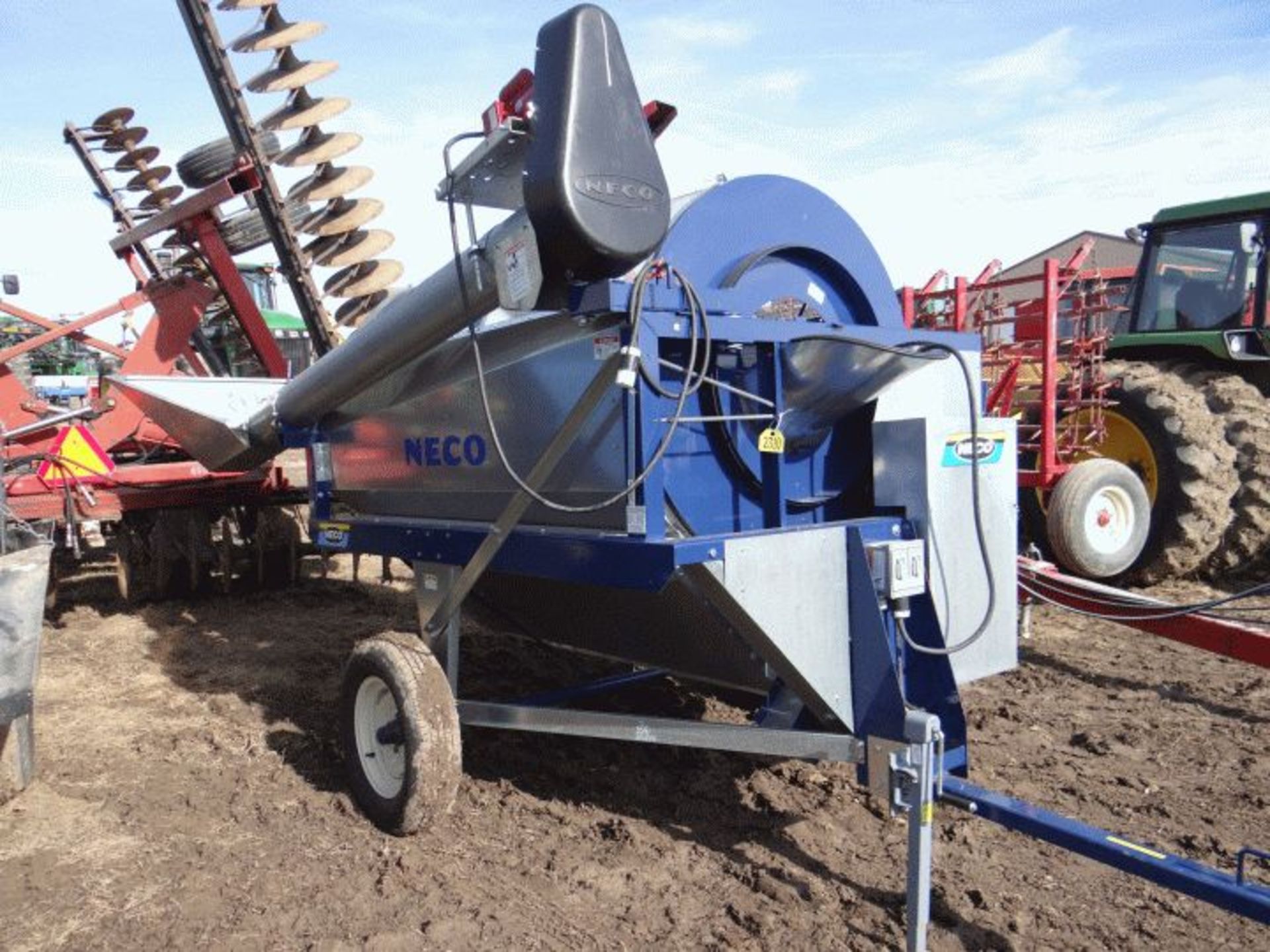 Lot # 2310 New Neco Rotary Grain Cleaner Elec Motor, Auger for In Grain and Out Grain, Neven Been - Image 2 of 2