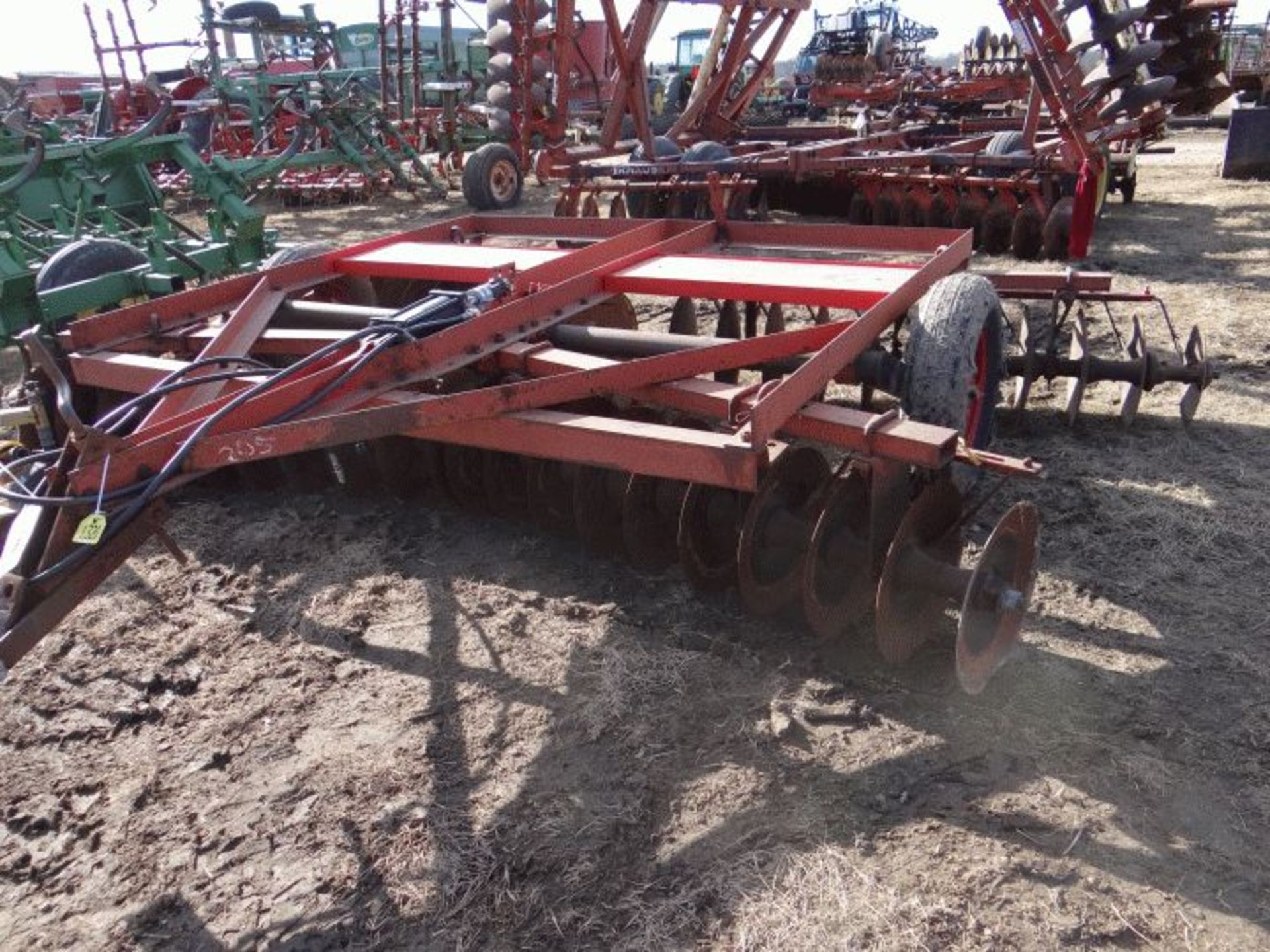 Lot # 1320 IH 370 Disk 12', New Tires, Cylinders and Hoses, 500# Weight Plates