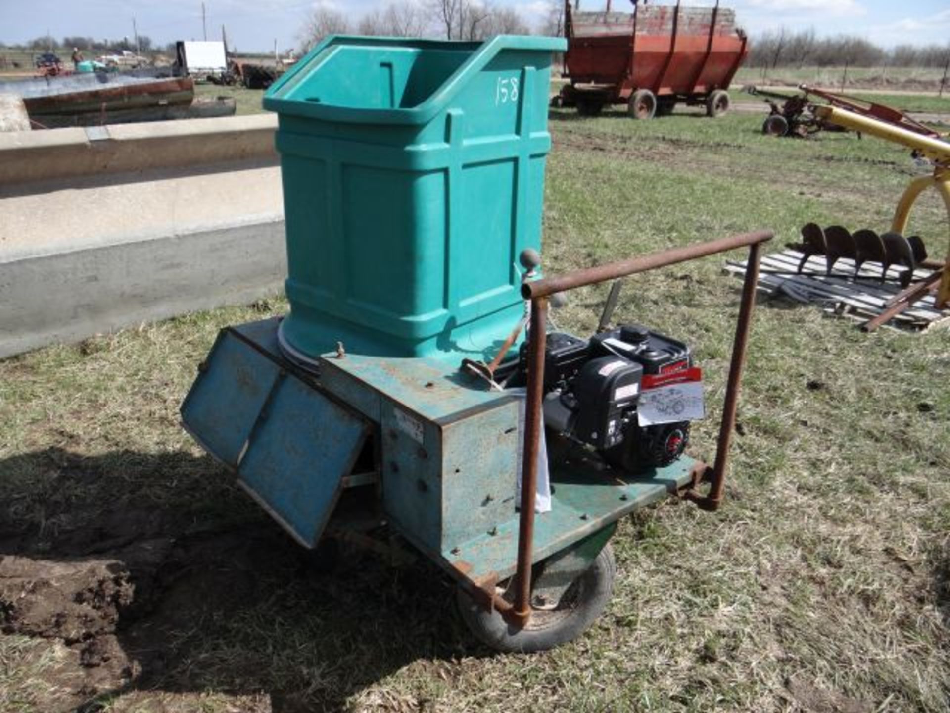 Lot 3153 Walk Behind Bedding Chopper New Engine - Image 2 of 2