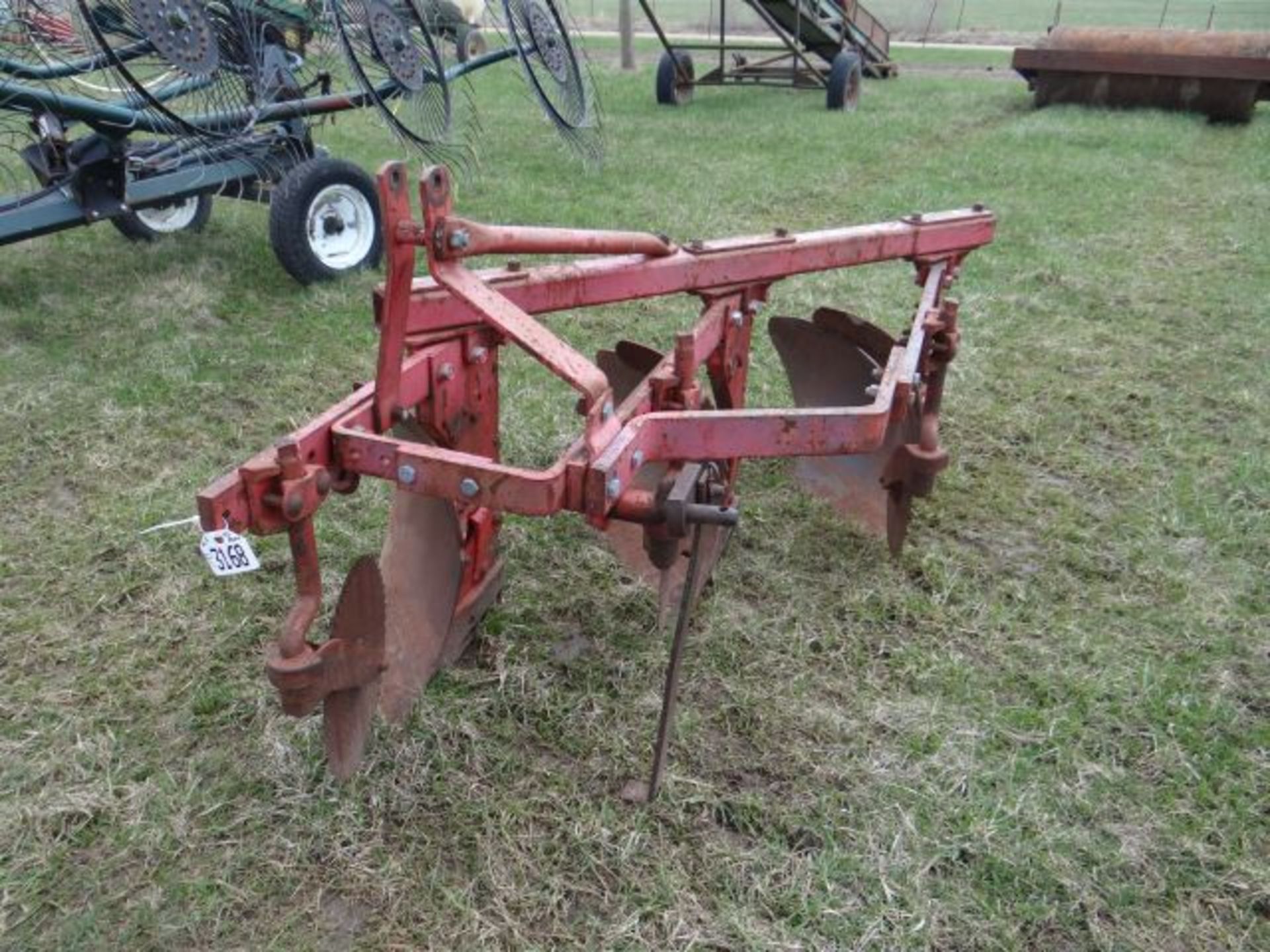 Lot 3168 MF 43 Plow 3x16, 3pt