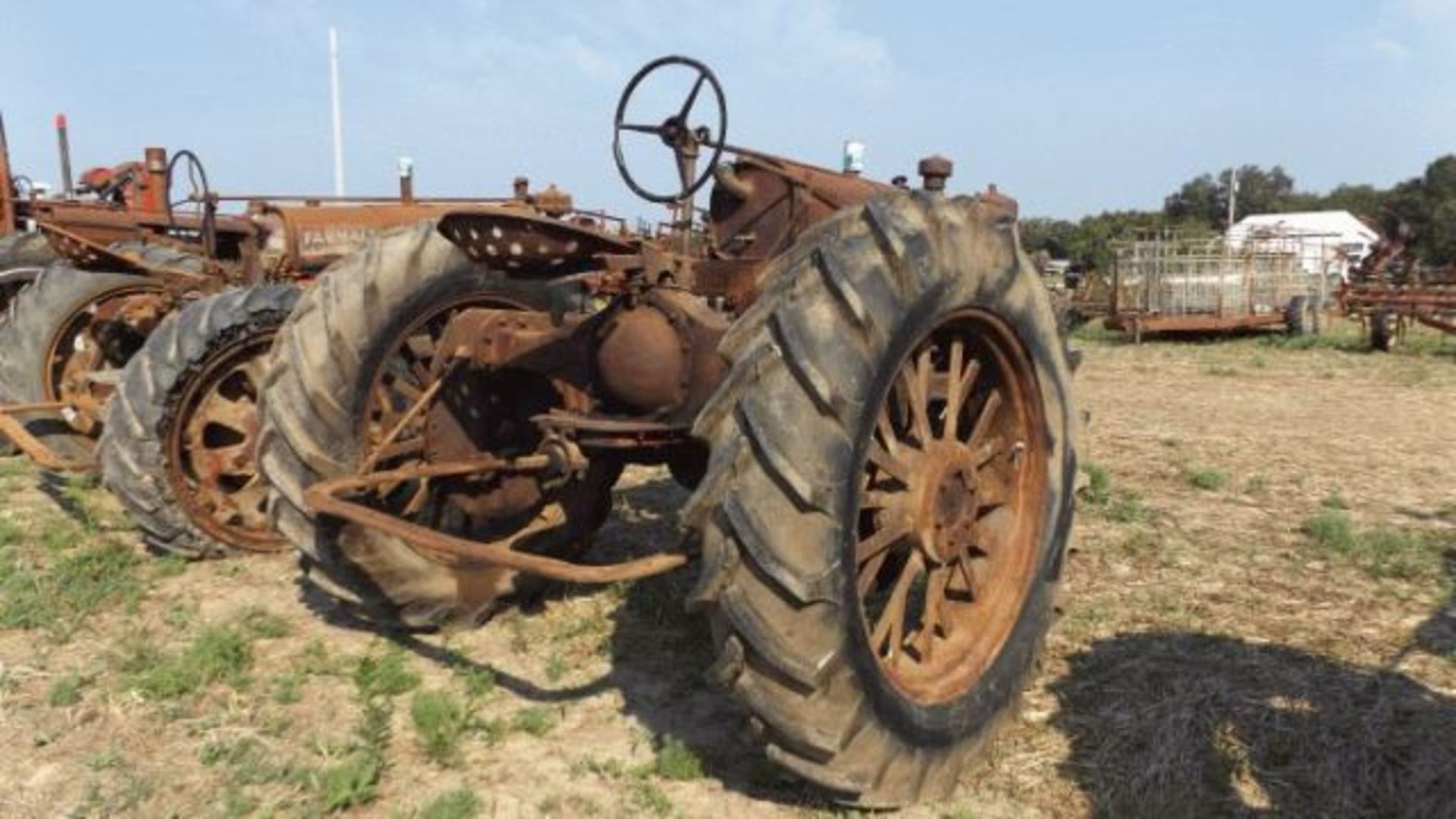 Lot 410 Farmall F-30 Tractor, 1938 Motor Free, One New 12x36 Rear Tire - Image 2 of 2