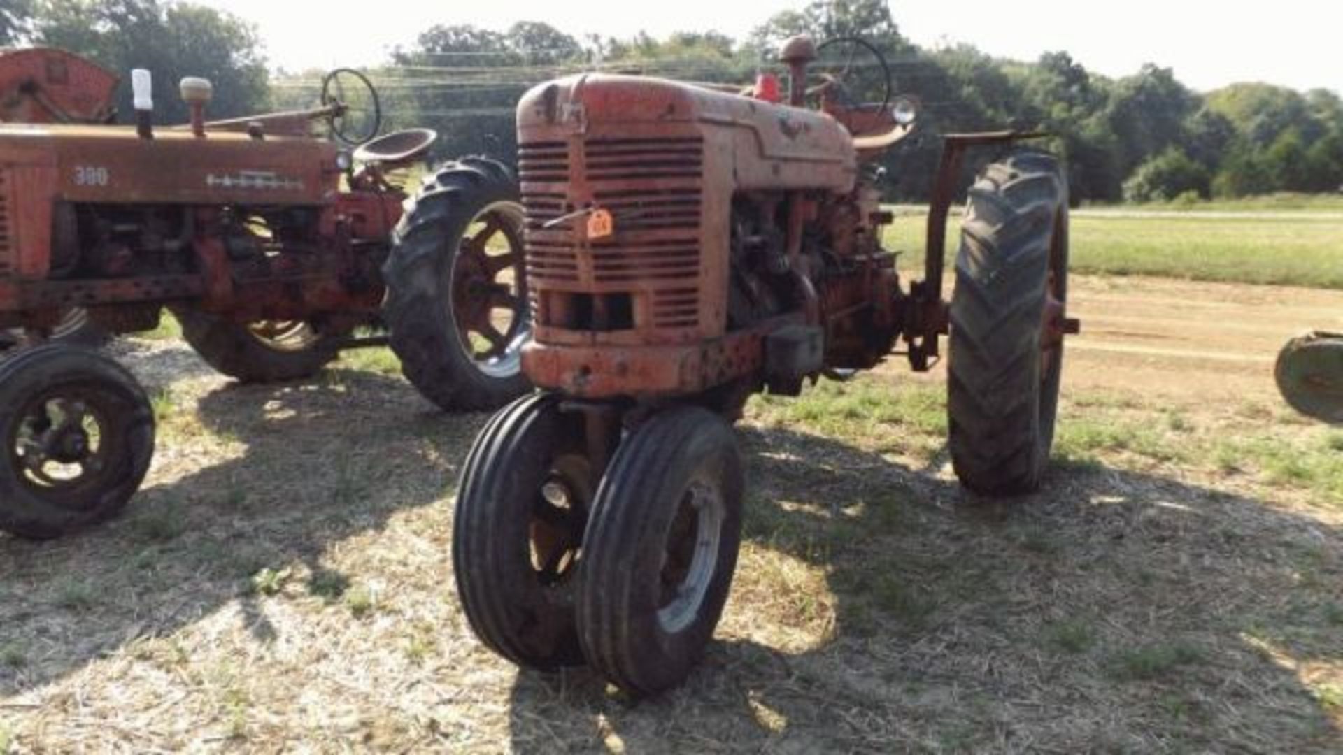 Lot 414 Farmall Super M Louisville Tractor, 1953 NF, PS, Rear Weights, Complete, Runs