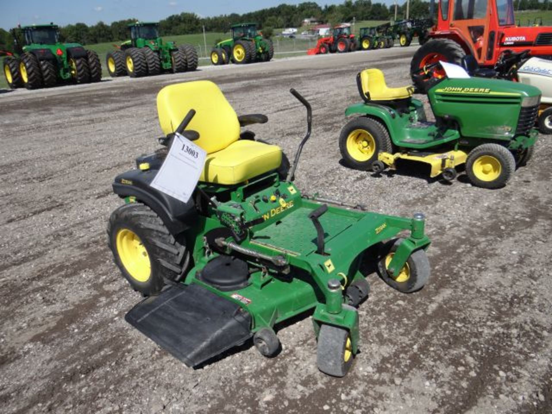 1999 JD 717A/48 Mid Z Pro Mower 356 hrs, 19hp, Kawasaki, Air Cooled, 48" Deck, TC717AX013003 - Image 4 of 4