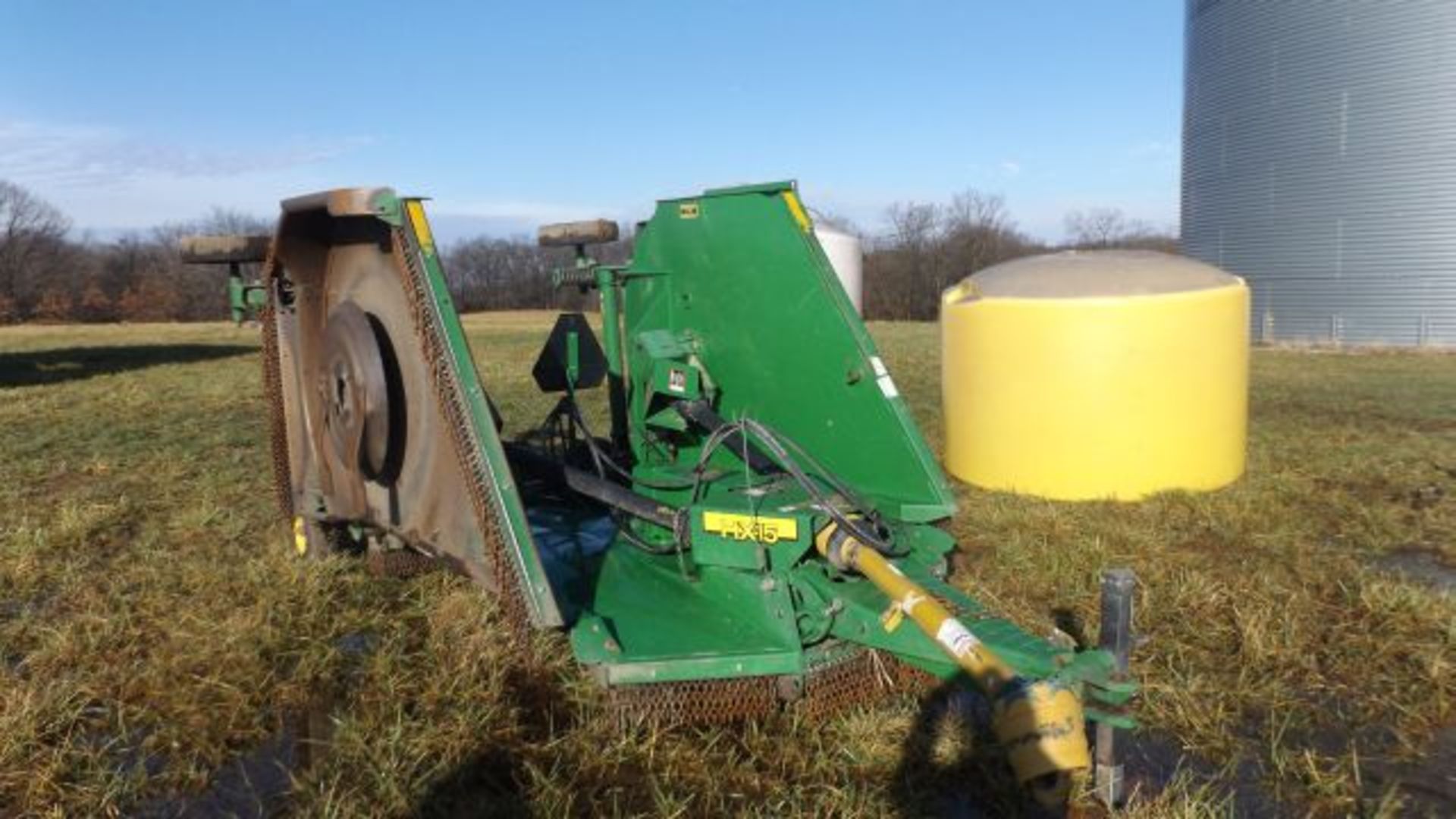 JD HX15 Cutter, 1000 PTO, Front & Rear Chains, 6 Wheels, Sr#POH415F018588 - Image 2 of 4