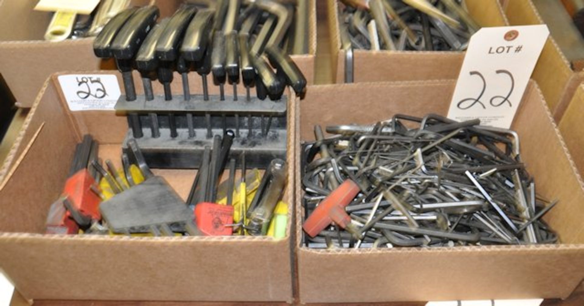 Lot-Allen Wrenches in (2) Boxes