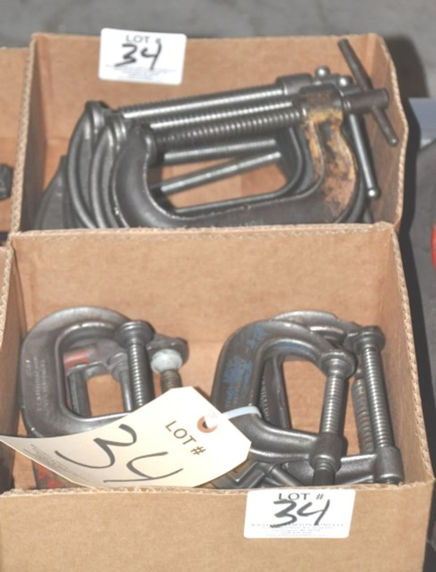 Lot-C-Clamps in (2) Boxes