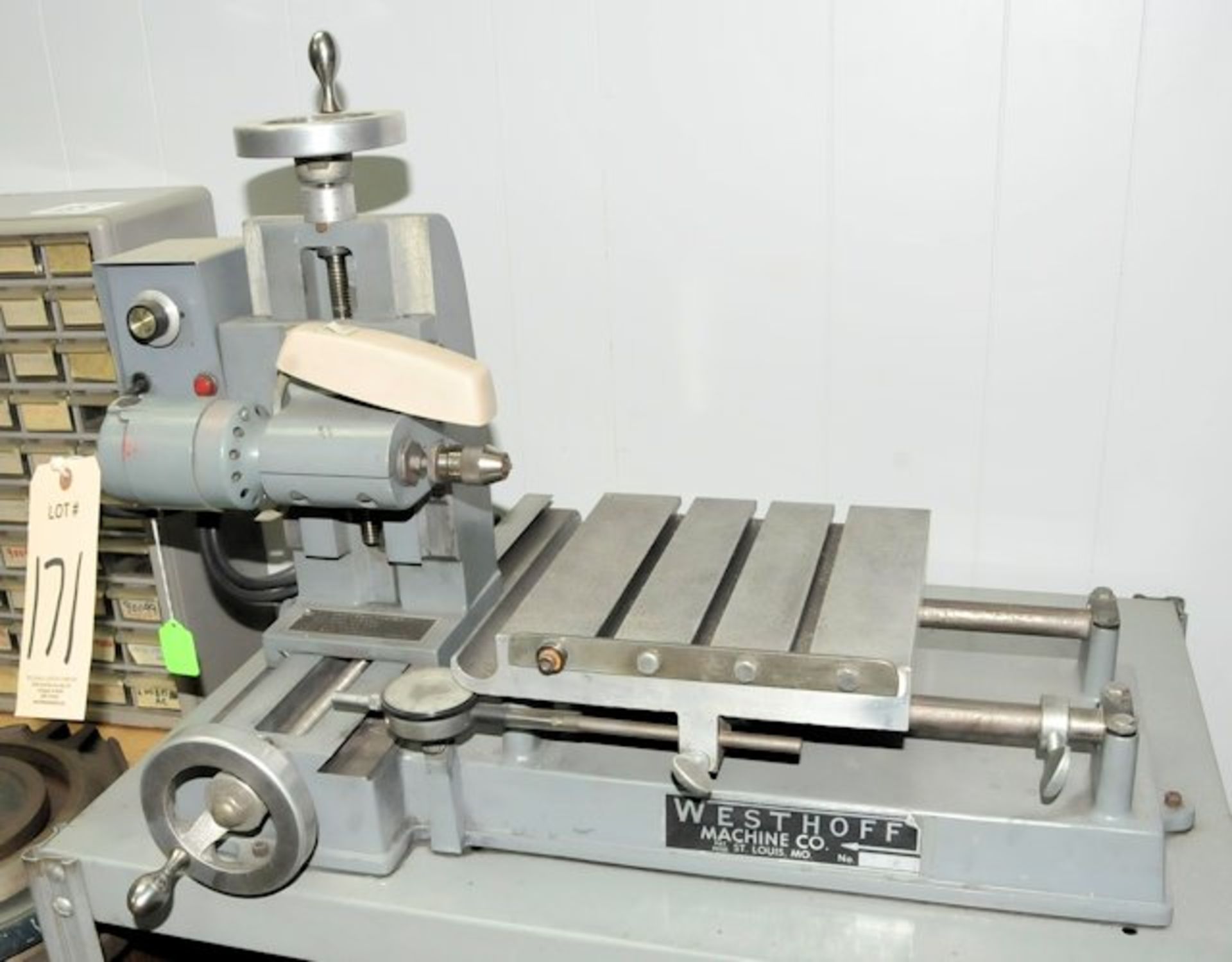 WESTHOFF Model 100-2; Super Ultra Sensitive Horizontal Precision  Table Drill; S/n 78-699;