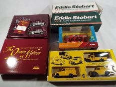 Lledo boxed sets, HM The Queen Mother commemorative set, Automobile Association vans of the 50s, two