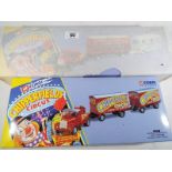 Two Corgi Classics Chipperfields Circus boxed sets comprising Scammell Highwayman trailer and