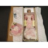A dressed doll entitled Audrey by Thelma Resch,