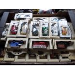 Thirty die-cast model motor vehicles by Lledo / Days Gone,