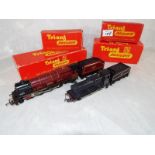 Model railways - two Triang OO gauge locomotives each with tenders comprising 4-6-2 The Princess