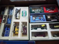 Ten presentation boxed sets containing 31 die­cast model motor vehicles, various,