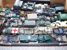Approximately 31 diecast model military vehicles, UK, USA and Germany, Atlas, Solido and other,