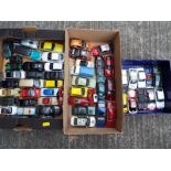 Approximately 55 diecast model motor vehicles,