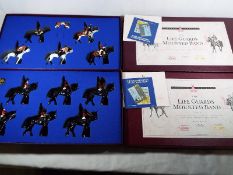 Britains - two boxed sets, The Life Guards Mounted Band Set 1 and Set 2,
