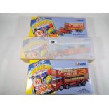 Three Corgi Classics Chipperfields Circus boxed sets comprising AEC Pole Truck # 97896,