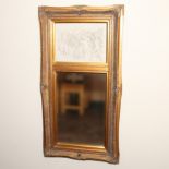 Victorian style gilt framed bevelled wal