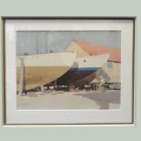 Frank Jameson watercolour of Poole Boaty