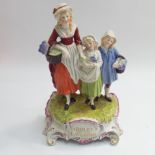 Dresden porcelain advertising figure gro