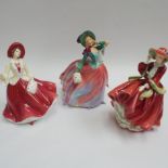 Three Royal Doulton figures including Au