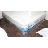 5' 2 drawer divan with pocket sprung mattress