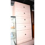 Matching 2' tallboy chest of 5 drawers