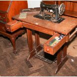 Old Singer Treddle sewing machine