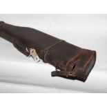 Leg of mutton leather gun case