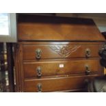 2' 6 oak bureau with 3 drawers under,