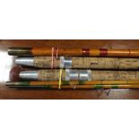 Vintage Hardy cane fishing rod 'The General',