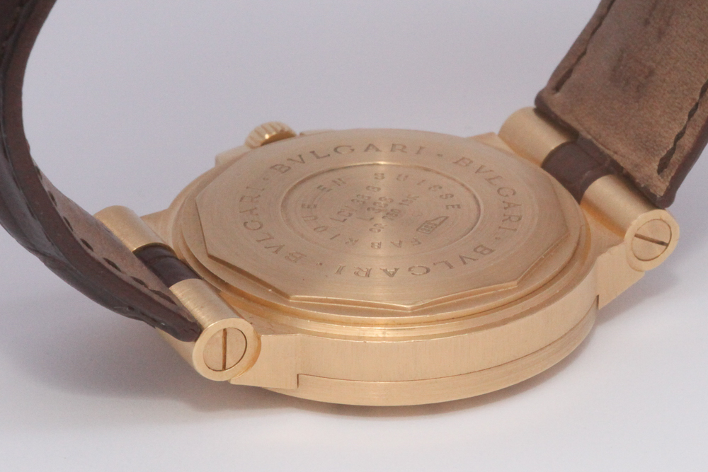 Bulgari 18ct yellow gold Diagono automatic wristwatch, - Image 3 of 3