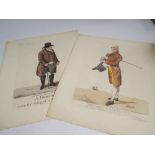 2 old 19th century Dighton tinted prints titled 'A Good old Penn' the other 'Island in Scotland'.