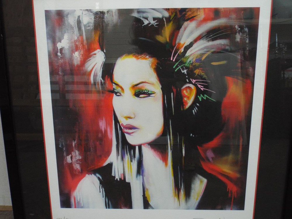 Limited Edition hand embellished signed print by Dankitcheno No. - Image 2 of 2