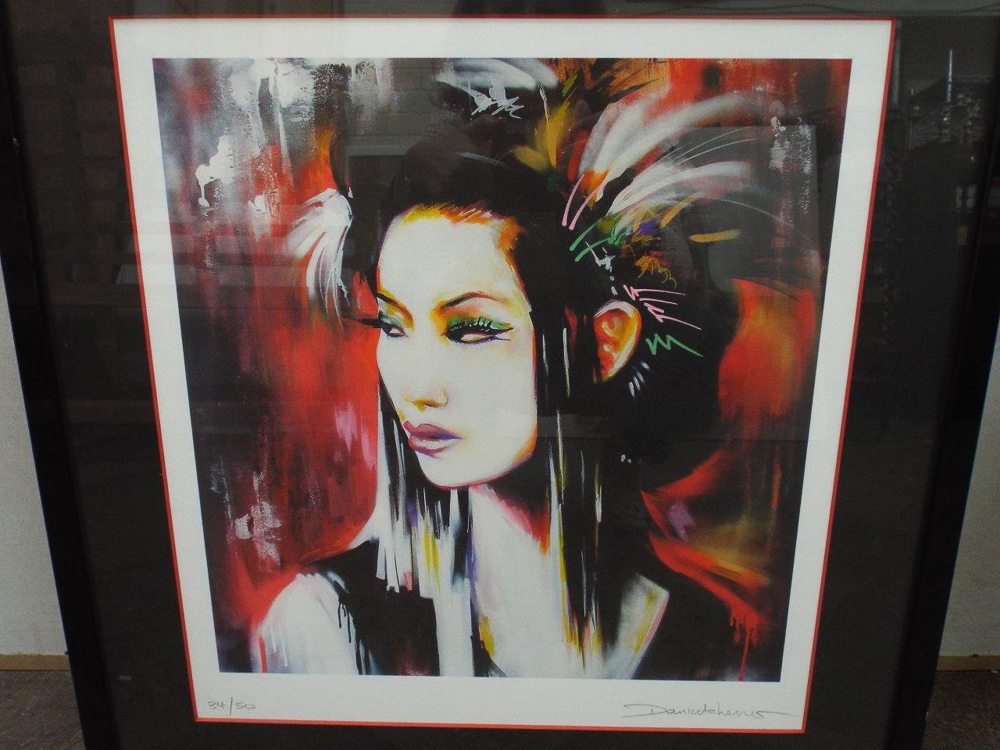 Limited Edition hand embellished signed print by Dankitcheno No.