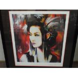 Limited Edition hand embellished signed print by Dankitcheno No.