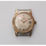 Gents vintage Omega automatic Sea Master wristwatch in gold plated & stainless steel case,