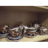 Japanese Satsuma teaset,