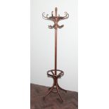 Bentwood hat and coat stand