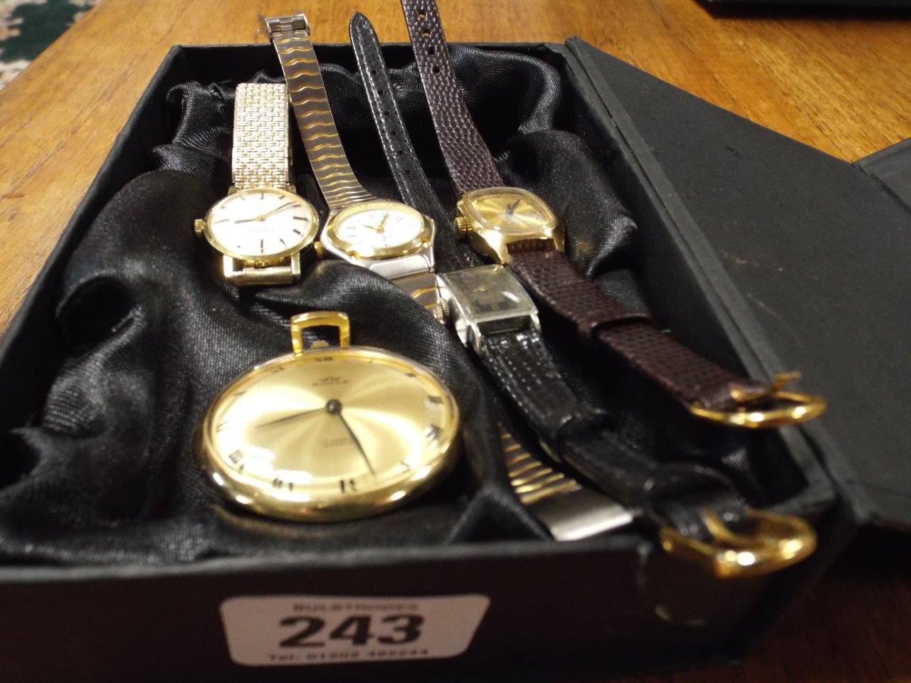 Collection of ladies vintage dress watches and a Royce pocket watch - Image 2 of 2