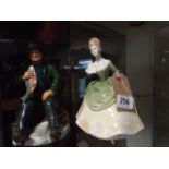 Two Royal Doulton figurines,