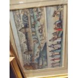 Collection of decorative prints mainly in gilt frames