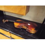 Violin with  case,