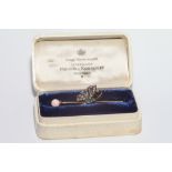 Gem set Victorian butterfly bar brooch, rose cut diamonds emeralds,